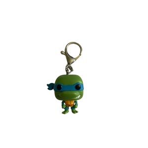 Funko Pocket Pop Keychain -Teenage Mutant Ninja Turtles-Leonardo, Green and blue